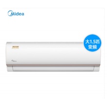 美的變頻空調(diào)大1.5p匹冷暖掛機(jī)小白鯊KFR-35GW/BP2DN8Y-AG400(B3)